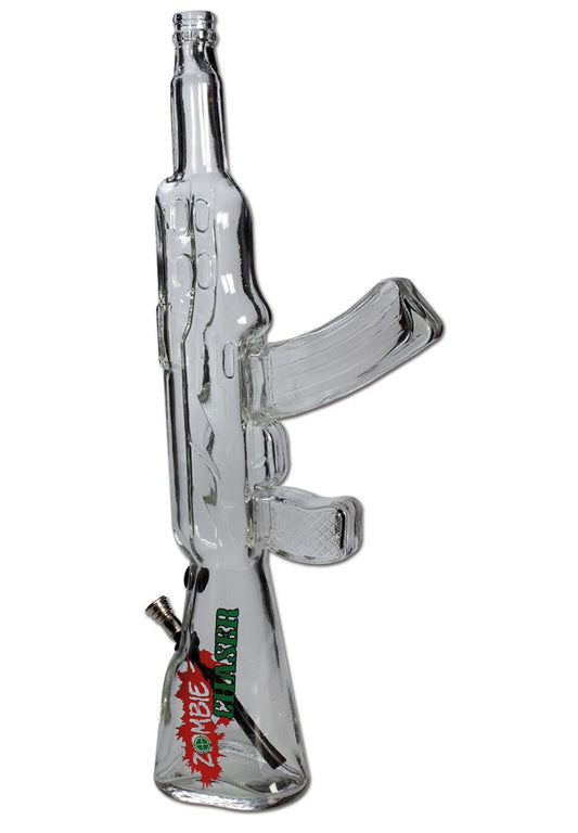 Zombie Chaser Gun Bong With Kick Hole