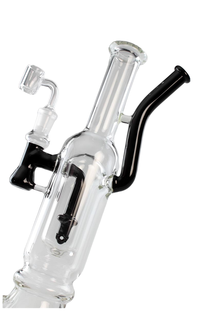 Black Leaf Double Track Bong