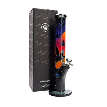 FIRE-FLOW™ X Black Leaf Bong LEAVES 37-3