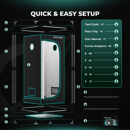 Mars Hydro 70x70x160cm Indoor Grow Tent