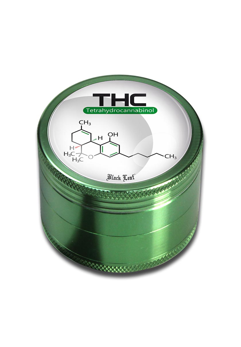 Black Leaf THC Grinder 4-Part