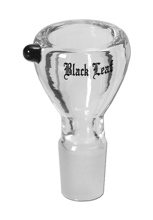 Black Leaf Glass Bowl heavy |  SG 19 | 18,8mm