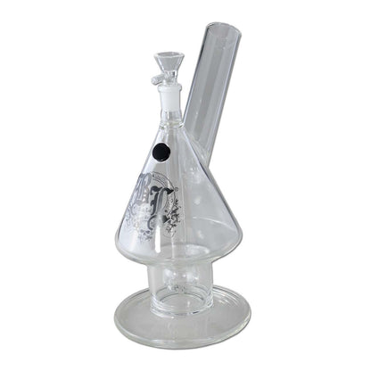 Black Leaf Glass Bong Diffuser FIR TREE