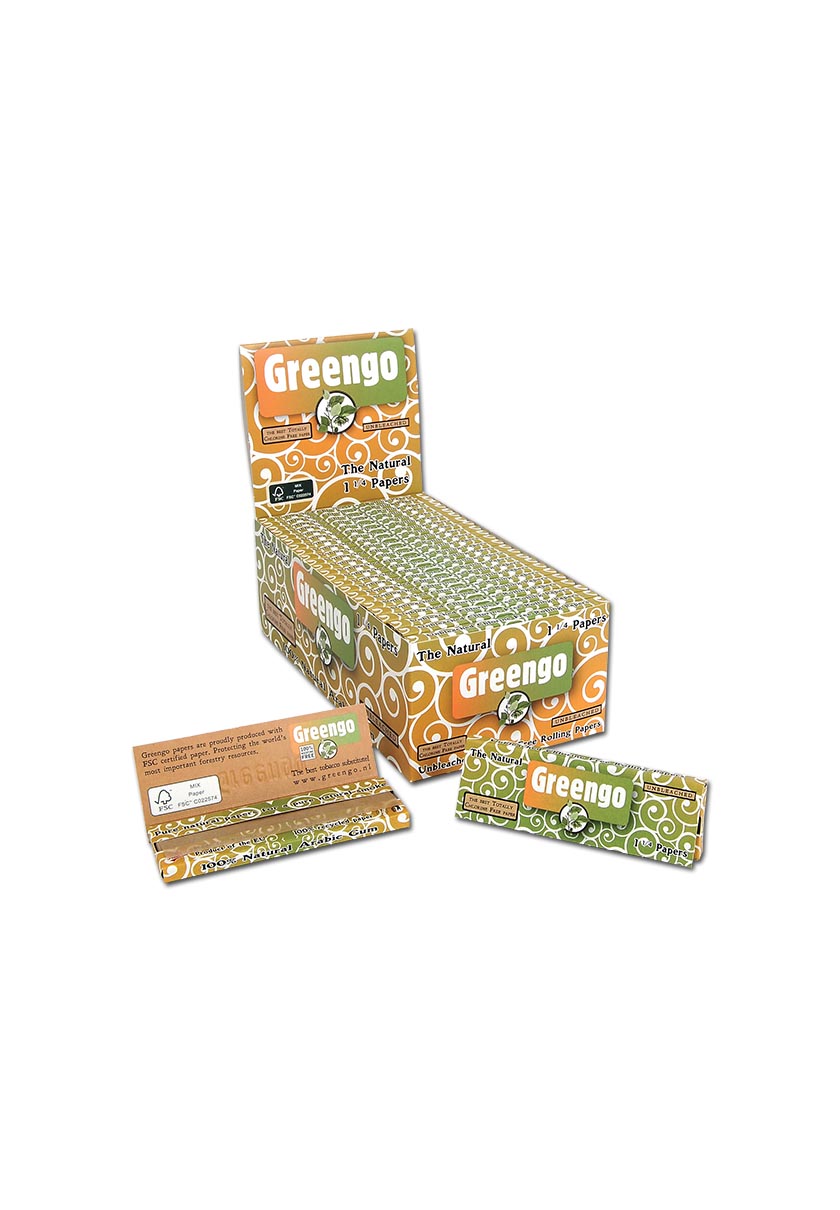 Greengo Papers 1¼ Size unbleached | 50x50