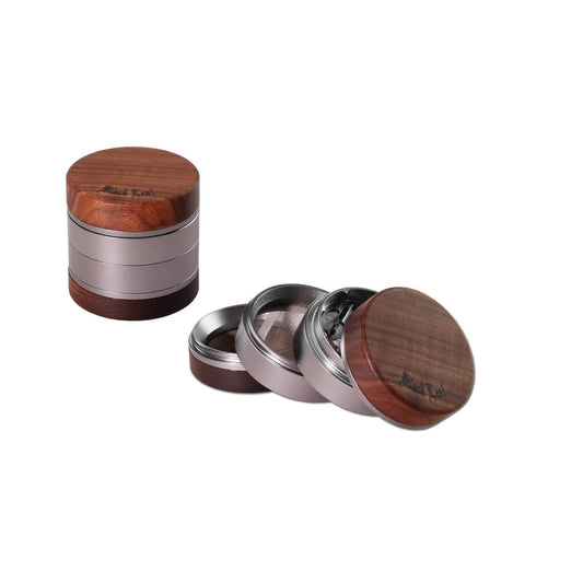 Black Leaf Aluminium/Wood Grinder 4-part