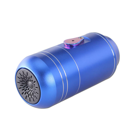 Black Leaf Aluminium Air Filter Pipe Blue