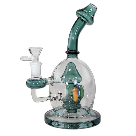 Black Leaf Mushroom Bubbler