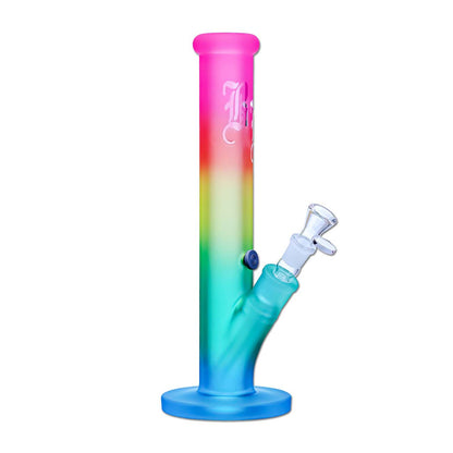 Black Leaf Rainbow Cylinder Bong