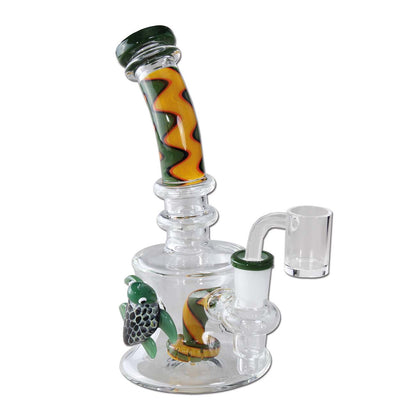 Black Leaf Turtle Bubbler