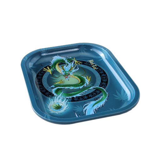 Black Leaf Rolling Tray QINGLONG