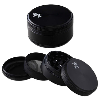 Black Leaf Alu Grinder 4-part matt