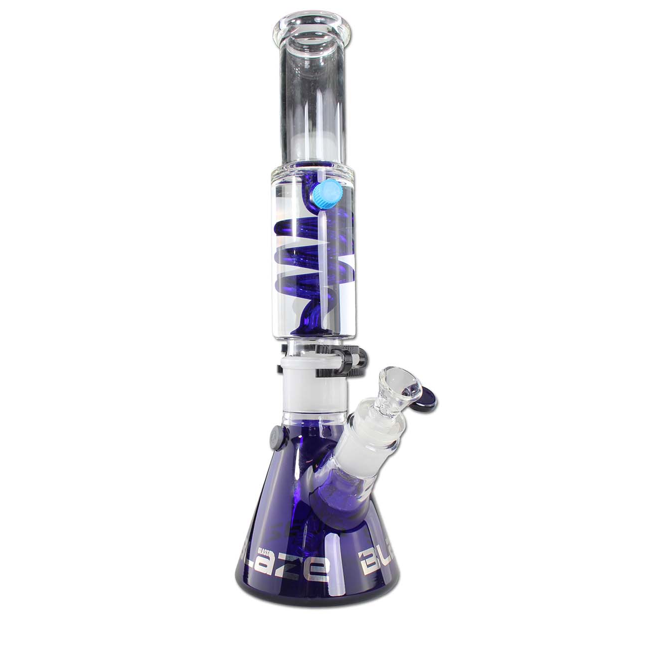 BLAZE M+M piston bong spiral 2-piece