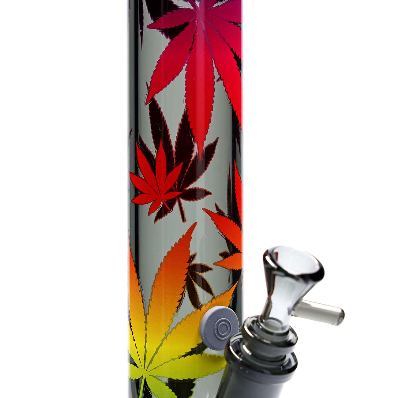 FIRE-FLOW™ X Black Leaf Bong LEAVES GRADIENT