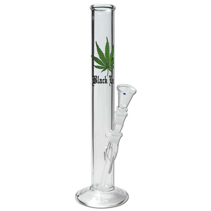 Black Leaf Glass Bong LEAF