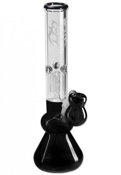 Black Leaf Fly Ice Bong 4-Arm Percolator