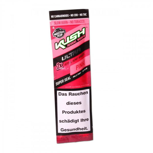 KUSH Herbal Hemp Wraps | Ultra Pink