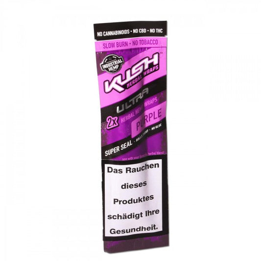 KUSH Herbal Hemp Wraps | Ultra Purple