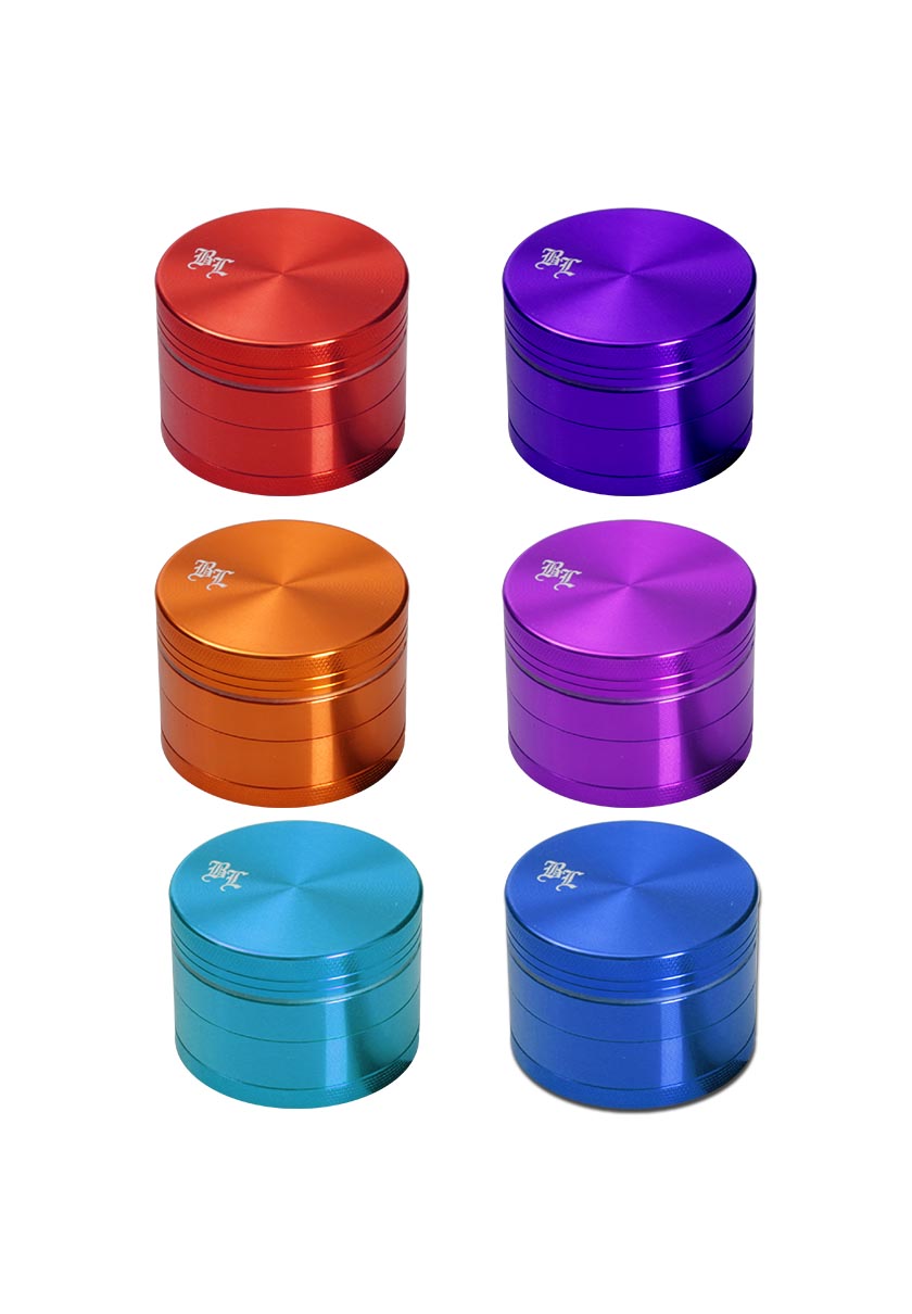 BL Aluminium Grinder 4-part W Gift Box Anodised | 11 Colors