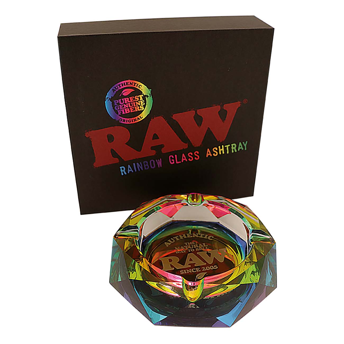 RAW Rainbow Crystal Ashtray